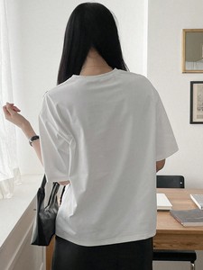 เสื้อเชิ้ตผู้หญิงขายดี แต่งขอบตัดกัน เสื้อเปิดไหล่สำหรับผู้หญิง รับทำโลโก้ เสื้อเปิดเว้า เสื้อเบลาส์ฤดูร้อน เสื้อผ้าผู้หญิง - Product Image 3