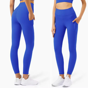 High Quality Factory Price Lightweight Breathable Women High Waist <b>Knitted</b> <b>Leggings</b> Comfortable Slim Fit Quick Dry Gym Running - Product Image 5