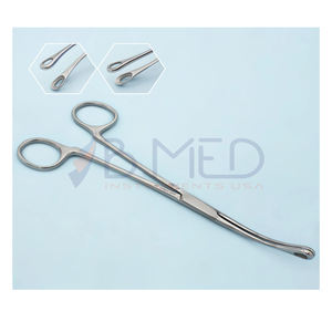 Pinzas Blake Gall Stone 8 14 con mandíbulas curvas y lisas, grado quirúrgico OR, para urología, vesícula biliar, instrumentos quirúrgicos abdominales personalizados - Product Image 3