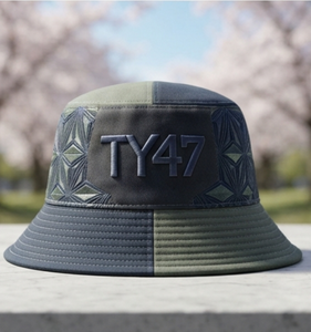 Unisex <b>Men</b> Women Denim Bucket <b>Hat</b> Embossed Contrast Color Outdoor Beach Custom Logo Four Seasons Japan Korean Style Comfortable - Product Image 1