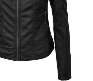 Dernier design, veste en cuir pour femme de haute qualité, fermeture éclair, nouveau style tendance, vestes pour femme authentiques - Product Image 4