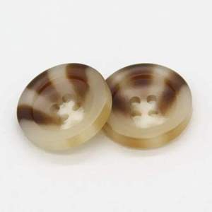 Ensemble de boutons en corne de buffle, matériau naturel, attaches durables pour vêtements, boutons à coudre pour chemises, manteaux, usage artisanal - Product Image 1