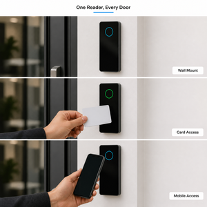 Lecteur de contrôle d'accès intelligent à double technologie et à carte sans contact, IP65 - Product Image 4