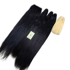 Extensiones de Cabello Humano Vietnamita Natural Negro al por Mayor, Doble Trama, Tejido a Máquina, Cortinas - Product Image 1