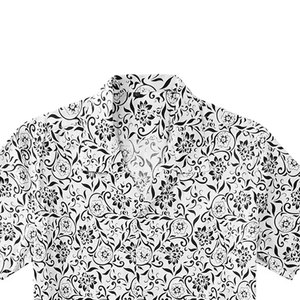 เสื้อเชิ้ตผู้ชายลำลองลายพิมพ์สำหรับฤดูร้อน แขนสั้น ปกคอเสื้อแบบพับได้ ดีไซน์สั่งทำพิเศษ - Product Image 6
