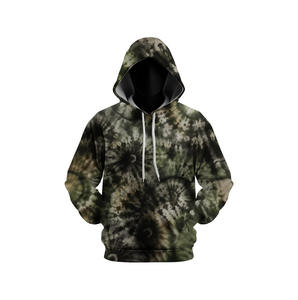 Sweat à capuche tie-dye pour homme en coton épais, style streetwear moderne, pour la vente en gros de vêtements - Product Image 2