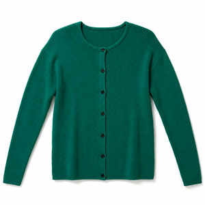 Cárdigan de Mujer con Cuello Redondo, Manga Larga, Botones al Frente, Estilo Casual para Invierno |   Fabricante OEM ODM de Bangladesh - Product Image 4