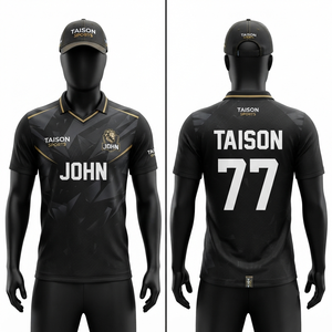 160 GSM Premium Polyester <b>Cricket</b> Jersey Peach <b>White</b> Grey Panel Custom Sublimation Team Wear - Product Image 4