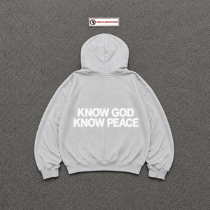 Silver Graphic Hoodie Oversized Streetwear Pullover <b>Sweatshirt</b> Unisex <b>Men</b> Women Casual Fashion Hooded Top Bold <b>White</b> Typography - Product Image 6