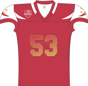 Maillot de football américain fabriqué au Pakistan, prix bas, maillot de football américain confortable à vendre - Product Image 2