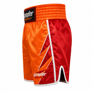 Shorts de boxe pour hommes, design personnalisé, vêtements de sport, taille élastique, séchage rapide, respirant, tissu 100% polyester pour l'entraînement de boxe - Product Image 3