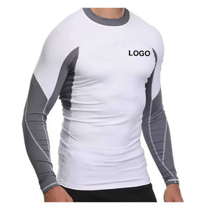 Camiseta de Compresión para Hombre, para Gimnasio y Running, Diseño Sólido, Camiseta de Compresión para Fisicoculturismo, OEM, Camisetas de Hombre de Alta Calidad - Product Image 4