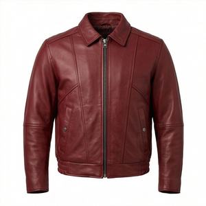 Veste de moto en cuir véritable pour homme de qualité supérieure, nouvelle arrivée, vestes de moto d'hiver, protections amovibles, personnalisables - Product Image 1