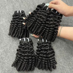 Extensions de cheveux humains bouclés vietnamiens bruts de qualité supérieure – Lots de cheveux bouclés naturels - Product Image 5