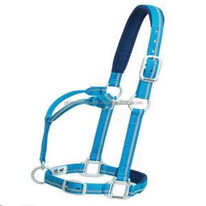 Gentle Reflective Soft Ajustable Nylon Headcollares Caballos Ecuestre Halter Nylon Horse en muchos colores y tamaños personalizados - Product Image 6
