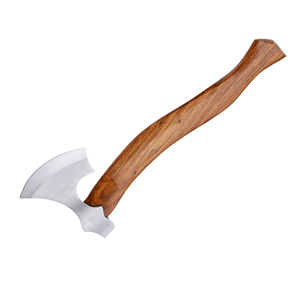Artisan Forged D2 Hatchet Rosewood <b>Handle</b> With Leather Sheath Custom <b>Axe</b> Outdoor <b>Axe</b> - Product Image 3