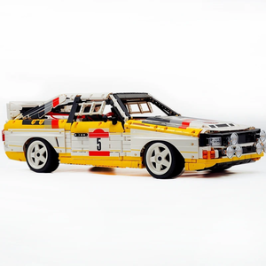 YC-23043 Technical MOC 1:8 Coche de Carreras Deportivo Retro, Bloques de Construcción, Modelo de Coche Deportivo Clásico, Juguetes DIY, Regalo de Navidad para Niños y Adultos - Product Image 1