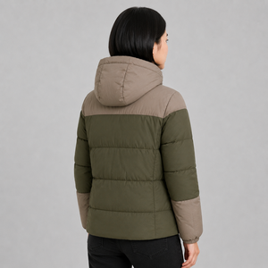Nouvelle arrivée : Doudoune matelassée chaude pour femme, manteau d'hiver à fermeture éclair intégrale avec capuche, vêtement d'extérieur décontracté - Product Image 4