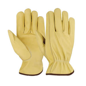 Guantes de Soldadura de Cuero Vacuno de Alta Destreza y Durabilidad, Guantes de Seguridad Industriales para Conductor, Logotipo y Diseño Personalizados OEM - Product Image 4