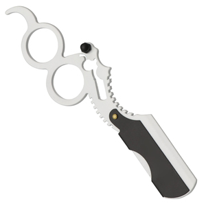 Maquinilla de Afeitar Profesional de Acero Inoxidable con Anillo para Dedos, para Hombres, Depilación Facial, Recorte de Barba, Duradera y Fácil de Usar - Product Image 2