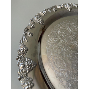 Customized Design Metal Chocolate Tray Silver Finished Handmade Designer <b>Platter</b> Oval Shape Wholesale Chocolate Tray From India - Product Image 6