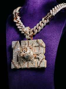 Diseño Personalizado, Plata de Ley 925, Chapado en Oro de 18K, Colgante Hip Hop con Moissanita VVS, Certificado GIA, Joyería Fina - Product Image 3