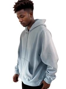 เสื้อฮู้ดดี้ซิปเต็มตัวผู้ชาย/ยูนิเซ็กซ์ ผ้าฝ้าย 100% ทรงคลาสสิก โอเวอร์ไซส์ ล้างสีแบบแอซิด สตรีทแวร์ เนื้อผ้าหนา น้ำหนักมาก - Product Image 3