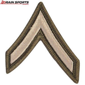 Écussons de grade uniforme brodés sur mesure couleur personnalisée, nouveau style - Product Image 4