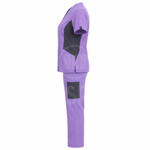 Tenues médicales sportives haut de gamme Wida en tissu sergé polyester/coton, unisexe, pour usage hospitalier, uniforme professionnel de santé, OEM - Product Image 4