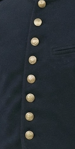 Chaquetas de Exterior para Hombre, Estilo Histórico, Cuello Alto con Botones, Manga Larga, Corte Regular, con Logotipo Personalizado - Product Image 6