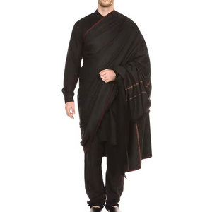 Chal de Cachemira y Pashmina de Lana para Hombre de Alta Calidad, Color Sólido Clásico, Tejido Suave y Transpirable, de Secado Rápido para Invierno - Product Image 1