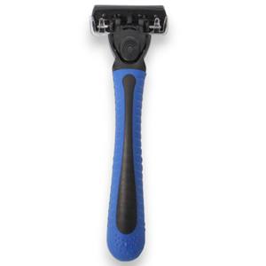 Maquinilla de afeitar cómoda de alta calidad con cabezal de repuesto de acero inoxidable de seis hojas, mango de plástico de la mejor calidad - Product Image 2