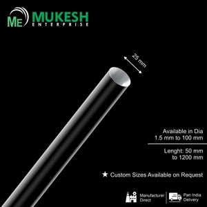 Optical Clear 25mm Cast Acrylic <b>Rod</b> Manufacturer India High Clarity PMMA Round Bar LED Advertising Signboard Custom Cut - Product Image 2