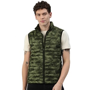 Men's Packable Puffer <b>Vest</b> Lightweight Insulated Travel Winter Outerwear Wholesale Supplier Factory Comfortable Sleeveless - Product Image 1