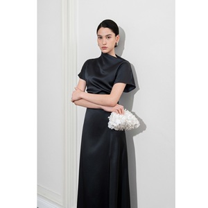 Nuevo Vestido Casual al por Mayor, Vestido Asimétrico ODM AVA, Vestido Maxi ODM con Mangas Cortas Asimétricas, Vestidos Elegantes para Mujer - Product Image 4