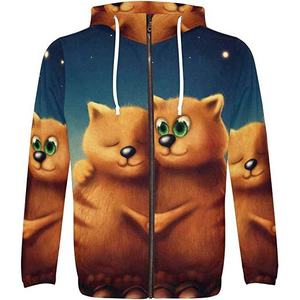 Sudadera con Capucha Sublimada para Hombre de Primera Calidad en Diferentes Tallas, Estilo Básico Único, Diseño de Logotipo Personalizado - Product Image 1