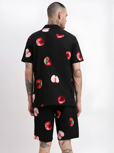 Men Beach T-Shirt & Shorts <b>Set</b> High Quality Fashionable Look Summer Wear Sublimation Printed T-Shirts & Shorts Quick Dry Shorts - Product Image 3