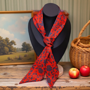 Élégant Foulard Long en Soie pour Femme, Ruban, Bandeau pour Cheveux, Bandeau pour Sac, Lien de Serrage, Cravate Imprimée, Accessoire Polyvalent pour Tenue Quotidienne - Product Image 4