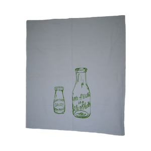 Serviettes de cuisine jetables écologiques hypoallergéniques en coton, motif floral, forme carrée, logo personnalisé imprimé, lavage à la main - Product Image 1