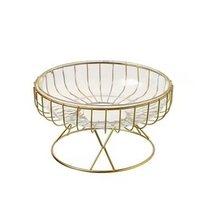 Panier à fruits en métal classique pour la maison, pour le rangement sur la table à manger, avec un look élégant et une structure pratique. - Product Image 6