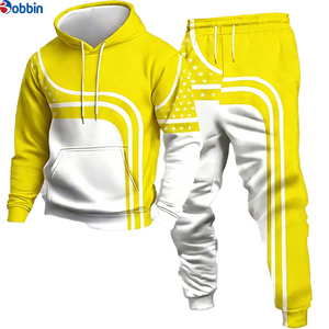 Chándal de invierno personalizado con logo, informal, de tejido grueso, con estampado 3D, creativo, artístico, de forro polar, unisex, transpirable, para exteriores, con capucha. - Product Image 5