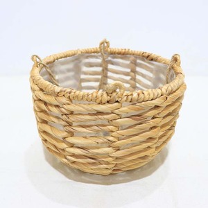 กระถางแขวนเหล็กทรงใหม่ ดีไซน์ผักตบชวา พร้อมซับในพลาสติก - Product Image 6