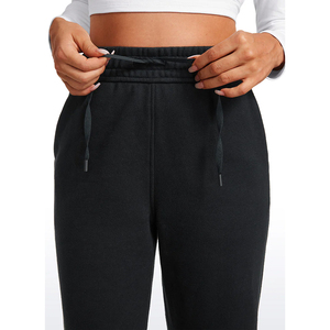 Pantalons de survêtement pour femmes personnalisables, impression de logo, étiquettes personnalisées, hiver, devant plat, respirant, écologique, yoga, gym - Product Image 3