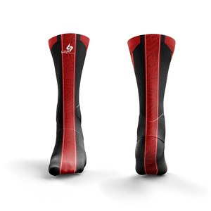 Chaussettes de sport en coton tricoté pour hommes, imprimées sur mesure, séchage rapide, respirantes, pour le yoga et les jeux en plein air, antidérapantes, haute adhérence, chaussettes en coton - Product Image 1