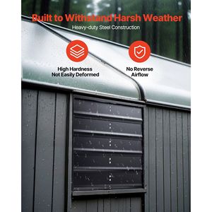 Ventilador de Extracción de 20 Pulgadas con Controlador de Velocidad Variable, Montaje en Pared, Ventilación para Ático, 3000 CFM, Motor de CA de Acero de Alta Resistencia - Product Image 4