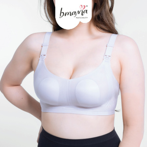 Bmama Premium Top Open Nursing Bra Wireless | Cooling Antibacterial Grip Support Maternity Breastfeeding Bra B–C Cup - Product Image 3