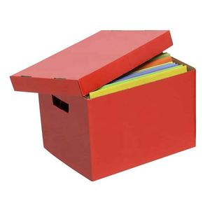 Boîte d'expédition écologique personnalisée avec logo, en carton kraft portable, en papier ondulé - Product Image 2