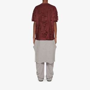 เสื้อยืดผู้ชายคุณภาพสูง ดีไซน์ขาดๆ 100% ผ้าฝ้าย ระบายอากาศได้ดี เป็นมิตรกับสิ่งแวดล้อม สวมใส่สบาย รับสกรีนโลโก้/ลายตามสั่ง ขายดี - Product Image 2