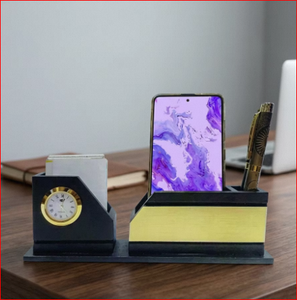 Custom Logo Desktop Organizer Pen Holder Card Holder Desk Display <b>Gift</b> Box for <b>Office</b> Corporate gifting - Product Image 5