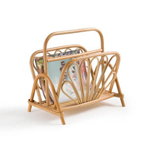 Venta al por mayor tejido revistero Mesa folleto archivo ratán soporte para oficina lugar de trabajo Decoración - Product Image 2